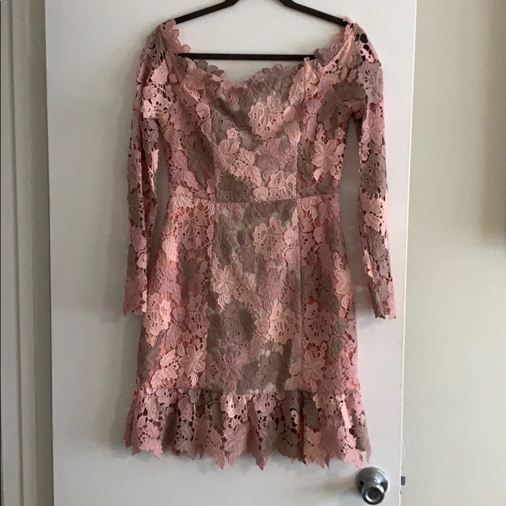 Lined fitted dress
